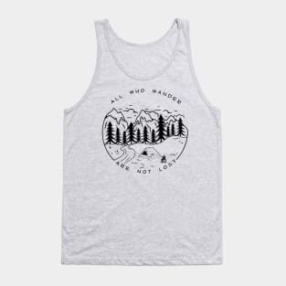 Hiking Mountain Trail Outoors Tank Top